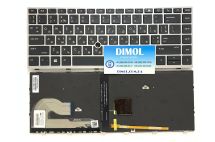 Оригинальная клавиатура для HP EliteBook 745 G5, 745 G6, 840 G5, 840 G6, 846 G5, 14U G5, 14U G6 series, ru, black, серебристая рамка, трекпоинт, подсветка Оригинальная клавиатура для HP EliteBook 745 G5, 745 G6, 840 G5, 840 G6, 846 G5, 14U G5, 14U G6 series, ru, black, серебристая рамка, трекпоинт, подсветка