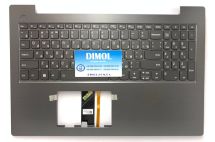 Оригинальная клавиатура для ноутбука Lenovo V330-15ISK, V330-15IKB series, ua, gray, темно-серая передняя панель, подсветка