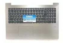 Оригинальная клавиатура для Lenovo IdeaPad 320-15, 330-15, 520-15 series, gray, ua, серебристая передняя панель