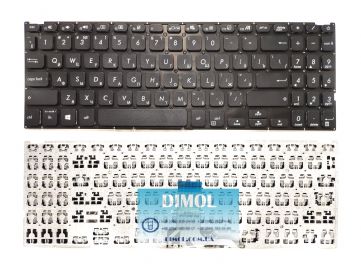 Оригинальная клавиатура для ноутбука Asus VivoBook 15 X509FA, X509FB, X509JA, X509MA, X509UA, X509UB series, rus, black