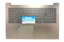 Оригинальная клавиатура для Lenovo IdeaPad 320-15, 330-15, 520-15 series, gray, ua, бронзовая передняя панель, подсветка
