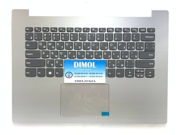 Оригинальная клавиатура для ноутбука Lenovo IdeaPad 330-14IGM, 330-14AST, 330-14IKB series, rus, gray, передняя панель