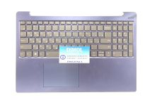 Оригинальная клавиатура для ноутбука Lenovo ideapad 7000-15, 330S-15IKB, 330S-15ARR, 330S-15AST series, ru, gray, темно-синяя передняя панель, подсветка