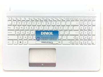 Оригинальная клавиатура для ноутбука Asus X540, X540L, X540LA, X540CA, X540SA, R540, X543 series, ru, white, белая передняя панель