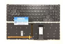 Оригинальная клавиатура для ноутбука Acer Nitro 5 AN515-54, AN517-51 series, ua, black, подсветка