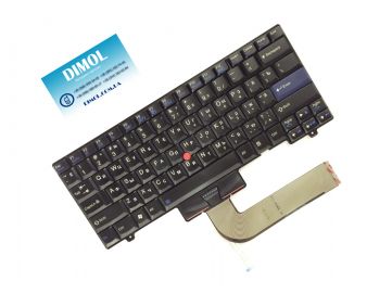 Оригинальная клавиатура для IBM Lenovo ThinkPad L410, L412, L420, L421, L510, L512, L520, SL410, SL510 black, ru