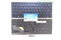 Оригинальная клавиатура для ноутбука HP Elite Dragonfly G1, G2, 13 G1, 13 G2 series, ru, dark blue, без рамки, подсветка Оригинальная клавиатура для ноутбука HP Elite Dragonfly G1, G2, 13 G1, 13 G2 series, ru, dark blue, без рамки, подсветка