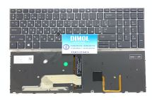 Оригинальная клавиатура для ноутбука HP ZBOOK 15 G5, ZBOOK 15 G6, ZBOOK 17 G5, ZBOOK 17 G6 series, ru, black, серебристая рамка, подсветка Оригинальная клавиатура для ноутбука HP ZBOOK 15 G5, ZBOOK 15 G6, ZBOOK 17 G5, ZBOOK 17 G6 series, ru, black, серебристая рамка, подсветка