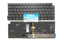 Оригинальная клавиатура для ноутбука Dell Inspiron 5310, 5320, 5410, 5418, 5420, 5620 series, rus, black, подсветка
