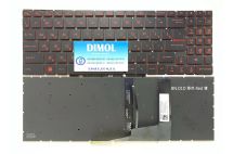 Оригинальная клавиатура для ноутбука MSI GL66, GF66, GF76, GE76, GL76, GP76, MS-1581, MSI MS-1582 series, rus, black, подсветка