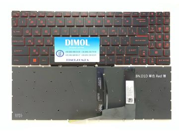 Оригинальная клавиатура для ноутбука MSI GL66, GF66, GF76, GE76, GL76, GP76, MS-1581, MSI MS-1582 series, rus, black, подсветка