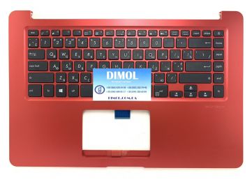 Оригинальная клавиатура для ноутбука Asus 15 X510, X510UQ, A510U, F510U series, ru, black 