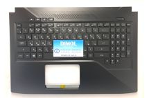 Оригинальная клавиатура для ноутбука Asus ROG Strix Hero Edition GL503GE,  GL503VM, GL503V, GL503VD, GL503G series, rus, black, черная передняя панель, RGB - подсветка 