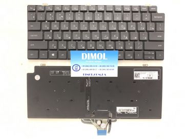 Оригинальная клавиатура для ноутбука Dell latitude 5310, 5320, 5330, L5320, L5330, L7320 series, rus, black, подсветка