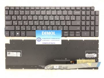 Оригинальная клавиатура для Dell Inspiron 15 7591, 15 5590, 15 5591, 15 5598, 15 7590, 15 5593, 15 5584, 15 7790 series, rus, black, подсветка