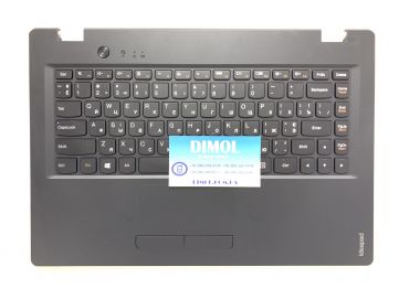 Оригинальная клавиатура для Lenovo Ideapad 100S-14IBR series, ukr, black, черная передняя панель