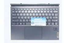 Оригинальная клавиатура для Lenovo Duet 7 BT Folio Yoga 2020 series, grey, rus, серая передняя панель, тачпад