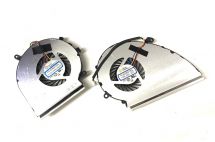 Пара вентиляторов для ноутбука MSI GE72VR, GP72VR series, 4-pin