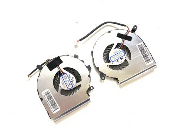 Пара вентиляторов для ноутбука MSI GV62, GL62M, GL62VR, GE62VR, GP62MVR, GL62M series, 4-pin, графика