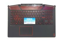 Оригинальная клавиатура для ноутбука Lenovo Legion Y720, Y720-15IKB series, ru, black, красная подсветка, передняя панель