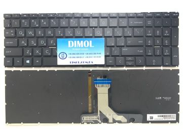 Оригинальная клавиатура для HP Pavilion X360 15-EG, 15-EH, 15Z-EH, 15-ER, 15S-ER series, ru, grey, подсветка