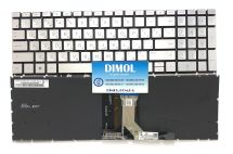 Оригинальная клавиатура для HP Pavilion X360 15-EG, 15-EH, 15Z-EH, 15-ER, 15S-ER series, ru, silver, подсветка