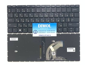 Оригинальная клавиатура для ноутбука HP Probook 430 G6, 435 G6, 430 G7 series, ru, black, подсветка