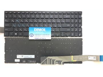 Оригинальная клавиатура для ноутбука Asus Vivobook K571, K571GT, F571, Mars15 VX60 series, ru, черный, подсветка