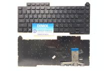 Оригинальная клавиатура для ноутбука Asus ROG Strix G15 G513, G15 G513QY, G15 G513QM, G15 G513Q series, black, ru, подсветка
