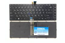 Оригинальная клавиатура для Toshiba Portege R30-C, Satellite Pro R40-C series, black, ru, подсветка