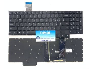Оригинальная клавиатура для ноутбука Lenovo Legion 5-15ARH05H, 17ARH05H, 15ACH6H, 16ACH6H, Legion Y7000, 17ACH6H, 17ITH6, 15IAH7H5 rus, black, подсветка