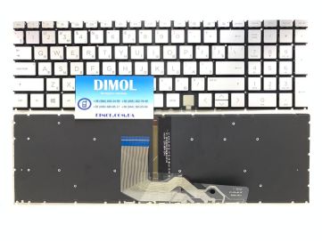 Оригинальная клавиатура для HP Envy X360 15-EE, Envy X36015-ED, Envy 17-CG series, silver, ru, подсветка