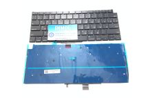 Оригинальная клавиатура для Apple MacBook Air 13-inch A2179 (2020) black, ru, подсветка, горизонтальный энтер