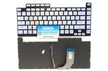 Оригинальная клавиатура для Asus ROG Strix G15 G512LW, G531GT, GL531GU series, ru, голубой, подсветка