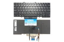 Оригинальная клавиатура для ноутбука Dell Latitude 3400, 5400, 5401, 5402, 5410, 5411, 7400, 7410 series, ru, black, подсветка