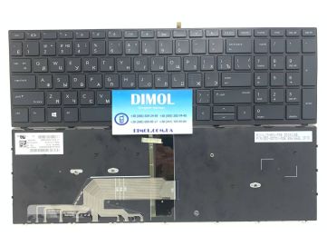 Оригинальная клавиатура для ноутбука HP ProBook 450 G5, 455 G5, 470 G5, 650 G4, 650 G5, 655 G4, 655 G5 ru, black, подсветка