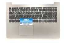 Оригинальная клавиатура для ноутбука Lenovo IdeaPad 330-15ARR series, uk, gray, платиновая передняя панель