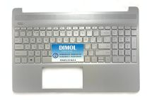 Оригинальная клавиатура для HP 15-EF, 15-DY, 15S-EQ, 15-EF0023DX series, rus, silver, серебристая передняя панель Оригинальная клавиатура для HP 15-EF, 15-DY, 15S-EQ, 15-EF0023DX series, rus, silver, серебристая передняя панель