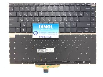 Оригинальная клавиатура для ноутбука Asus ZenBook 14X OLED UX5400, UX5400E, UX5400EA, UX5400EG, UX5400ZF series, ru, Pine Grey, подсветка