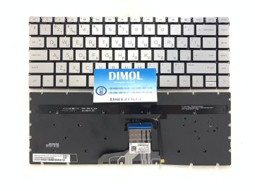 Оригинальная клавиатура для ноутбука HP Pavilion 13-AN, 13-AD, 13-AE, 13-AP, 13-AQ, 13-AG, 13-AH, 13-BF series, ru, silver, подсветкаклавиатура для ноутбука HP Pavilion 13-AN, 13-AN0010NR, 13-AN0030WM, 13-AN0031WM, 13-AN1010NR series, ru, silver, подсветка