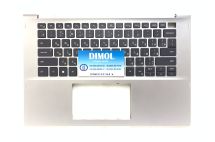Оригинальная клавиатура для Dell Inspiron 14-5400 2 in 1, Inspiron 14 5493, Inspiron 14 5498 series, ru, black, подсветка, серебристая передняя панель Оригинальная клавиатура для Dell Inspiron 14-5400 2 in 1, Inspiron 14 5493, Inspiron 14 5498 series, ru, black, подсветка, серебристая передняя панель