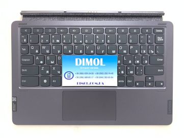 Оригинальная клавиатура для ноутбука Lenovo Pack Tab P11, P11 Pro series, ru, grey, подсветка, передняя панель