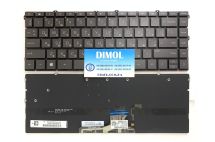 Оригинальная клавиатура для HP Spectre x360 13-AW, 13-AW0008CA, 13-AW0010CA, 13-AW0020NR, 13-AW0023DX series, ru, brown, подсветка Оригинальная клавиатура для HP Spectre x360 13-AW, 13-AW0008CA, 13-AW0010CA, 13-AW0020NR, 13-AW0023DX series, ru, brown, подсветка