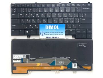 Оригинальная клавиатура для Dell Alienware 13 R1, 13 R2, 15 R1, 15 R2 series, ru, black, подсветка