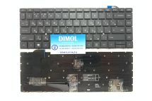 Оригинальная клавиатура для ноутбука HP ZBook Studio G7 series, rus, black, подсветка Оригинальная клавиатура для ноутбука HP ZBook Studio G7 series, rus, black, подсветка