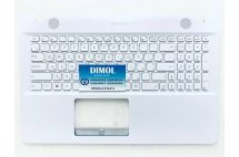 Оригинальная клавиатура для ноутбука Asus R541, R541U, X541, X541S, A541U, F541U, X541L series, white, ru, белая передняя панель