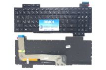 Оригинальная клавиатура для ноутбука Asus ROG GL503V, GL503VD, GL503VS, GL503VM, GL503GE, GL703GE series, ru, black, подсветка 