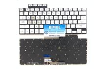 Оригинальная клавиатура для ноутбука Asus TUF Air FX516P, FX516, FX516PR, FX516PM, FA516 series, white, rus, подсветка