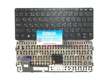Оригинальная клавиатура для ноутбука HP EliteBook 820 G1, EliteBook 820 G2 series, ru, black