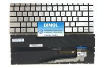 Оригинальная клавиатура для ноутбука HP Pavilion Aero 13-BE, 13-BE0755ng, 13-BE0227od series, silver, ru, подсветка Оригинальная клавиатура для ноутбука HP Pavilion Aero 13-BE, 13-BE0755ng, 13-BE0227od series, silver, ru, подсветка